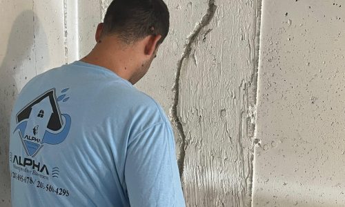 Dave from Alpha Waterproofing repairing foundation cracks and waterproofing walls in CT Dave from Alpha Waterproofing repairing foundation cracks and waterproofing walls in CT